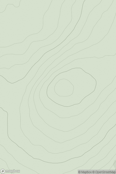 Thumbnail image for Sron na Gaoithe [Loch Ericht to Glen Tromie & Glen Garry] showing contour plot for surrounding peak